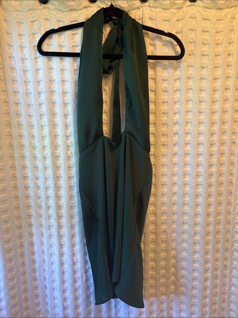 Deep green Hello Molly Halter Dress
